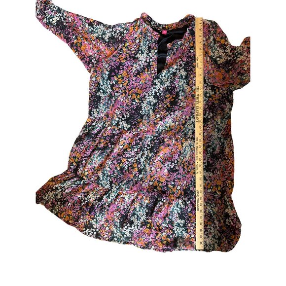 💖Vince Camuto XXL Floral Print Dress With Ruffle Collar & Long Sleeves - Picture 8 of 8